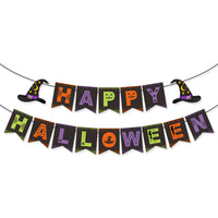 Halloween Party Decoration Set - Banners, Balloons & Hanging Ornaments