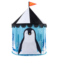Kids Penguin Pop-Up Play Tent Indoor Outdoor Foldable Playhouse