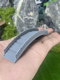 Miniature Chinese Arch Bridge Ornament for Garden and Landscape Decor