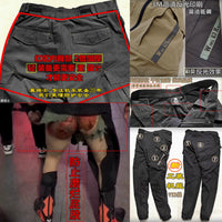 WK Knight Motorcycle Racing Pants with Armor - Summer Quick-Dry Breathable Stretch