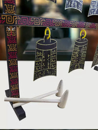 Chinese Chime Bells DIY Craft Kit for Kids - Playable Musical Instrument Toy