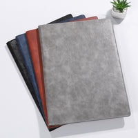 A4 Leather Portfolio Folder with Magnetic Closure and Notepad