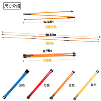 Golf Alignment Stick Foldable Putting Aid Swing Trainer for Beginners