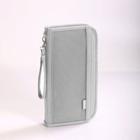RFID Blocking Passport Holder Travel Wallet with Card Slots