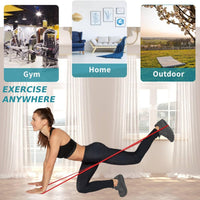 GPPNKC Resistance Bands Set for Pull-Ups and Fitness Training with Door Anchor