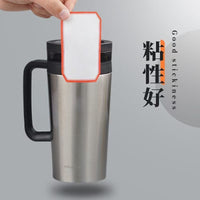 Large Waterproof Adhesive Labels for Organization and Naming, Tearable and Residue-Free