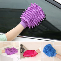 Chenille Car Wash Mitt for Detailing and Cleaning