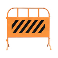 Temporary Galvanized Steel Road Safety Barrier for Construction Sites and Event Management