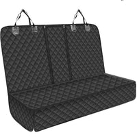 Waterproof Car Back Seat Pet Mat with Storage Pockets for Dogs