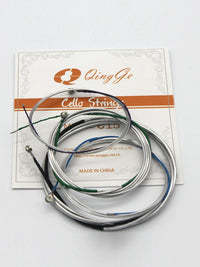 Qingge C15 Cello Strings Set, German Steel Wire Aluminum Magnesium Alloy