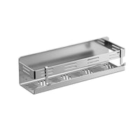 304 Stainless Steel Magnetic Spice Rack for Kitchen & Bathroom - No-Drill Wall Mount Storage Shelf