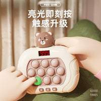 Whack-A-Mole Game Machine with LCD Screen, Stress Relief and Focus Training Toy