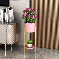 Nordic Iron Art Multi-tier Plant Stand for Balcony and Indoor Decor