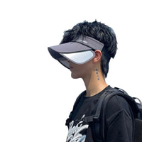 2026 New Wide Brim Sun Visor for Men, Adjustable Outdoor Empty Top Hat