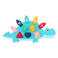 Dinosaur Shape and Number Matching Puzzle Toy for Early Education