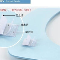 Large V-Shaped Toilet Seat Cushion, Waterproof, All-Season Foam Silicone, No-Wash Adhesive