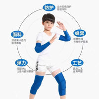 Kids' Honeycomb Padded Elbow/Knee Sleeve for Cycling & Basketball