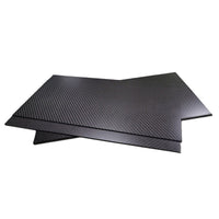 3K Twill/Plain Weave Carbon Fiber Sheet for Custom Cutting, Various Sizes and Thicknesses
