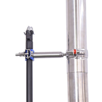 Portable Stainless Steel Outdoor Camping Stove with Retractable Chimney and Stand