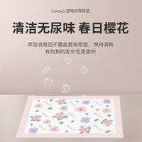 Cocoyo Spring Cherry Blossom Pet Training Pads for Dogs & Cats, Super Absorbent Disposable Diapers