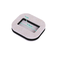 Felt Caster Wheel Stopper Pads for Office Chairs and Furniture, Anti-Slip Floor Protectors