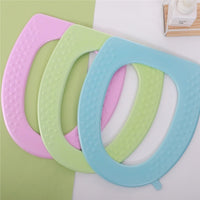 Large V-Shaped Toilet Seat Cushion, Waterproof, All-Season Foam Silicone, No-Wash Adhesive
