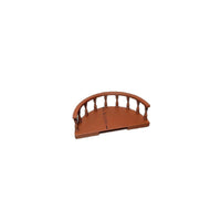 Dollhouse Miniature Half-Round Balcony European Style Wall Shelf DIY Ornament
