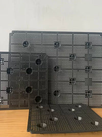 Planter Box Drainage Grid Mat for Root Rot Prevention - Breathable and Trimmable Plastic Water Barrier
