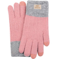 Knitted Touchscreen Gloves for Women - Warm, Thickened, Fleece-Lined Winter Cycling Gloves