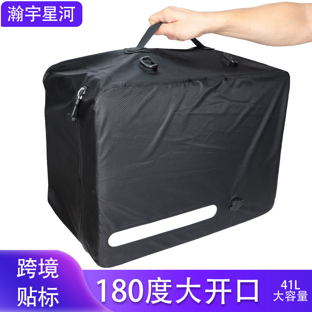 Large Capacity Vacuum Compression Storage Bag with Long Zipper for Clothes Travel Luggage