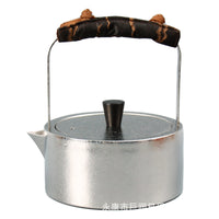 Pure Titanium Teapot Set with Handle for Home and Outdoor Use, Portable Water Kettle for Tea Brewing