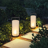 Solar Outdoor Lantern Portable Garden Patio Camping Waterproof Lawn Light