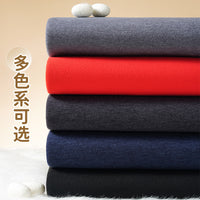 Winter Lambswool Thermal Underwear Set for Men and Women, Fleece Lined Thickened Mid-Neck Warm Base Layer