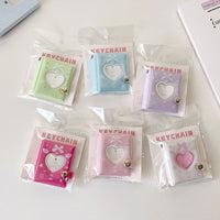 Hisocute Mini 2-inch Keychain Photo Album for ID Photos and Stickers