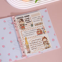 A5 Card Holder Binder with Hard Cardboard Cover for Kpop Photocards and Collectibles