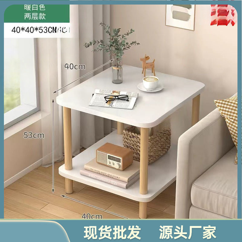 Minimalist Narrow Bedside Table Nightstand for Small Spaces