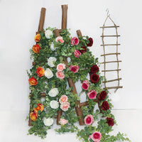 Eucalyptus Rose Garland Artificial Vine for Wedding Arch Decor