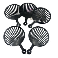 Mini Transparent/Black Hand Fan for DIY Idol Support