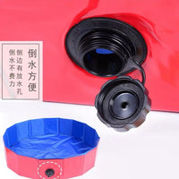 Foldable Pet Swimming Pool Portable Dog Bath Tub Non-Inflatable Cat Paddling Pool