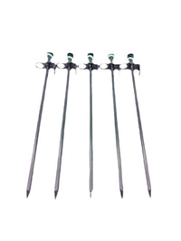 Outdoor Camping Tent Stakes Stainless Steel Ground Pegs Windproof Metal Awning Fixing Pins