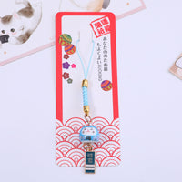 Lucky Cat Ceramic Keychain Charm for Bags and Gifts