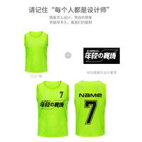 Soccer Training Scrimmage Vests Reversible Pinnies for Team Sports Practice