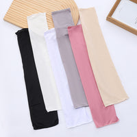 Mercerized Cotton Stretch Arm Sleeves for Outdoor Sun Protection and Breathability
