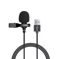USB/3.5mm Lavalier Microphone for PC, Laptop, Gaming, Recording, Conference, and Mobile Phone