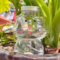 Automatic Self-Watering Pig Planter Insert for Potted Plants, 575ML Blushing Pig Drip Irrigation System
