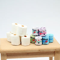 Dollhouse Miniature Tearable Toilet Paper Roll Model for OB11 Accessories