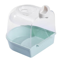 Bird Bath Box for Parrots and Small Birds, Cage Mounted Shower Basin