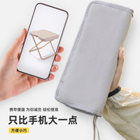 Ultralight Carbon Steel Folding Camping Chair Portable Fishing Stool Mini Pocket Seat