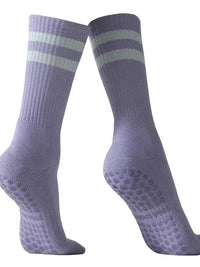 Non-Slip Yoga Pilates Barre Socks for Women, Thickened Athletic Grip Socks for Fitness Running Dance
