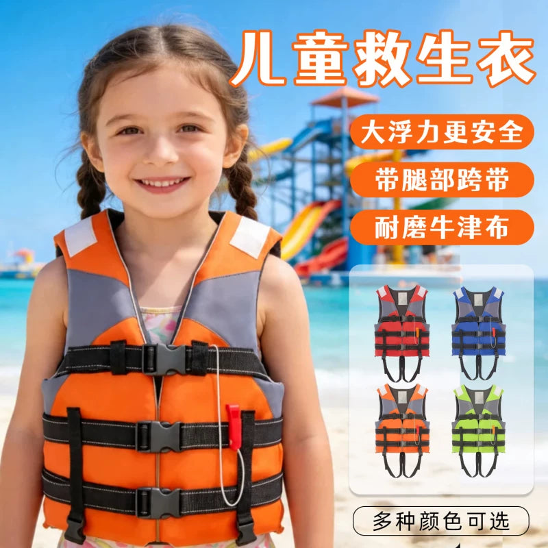 Kids' Professional Buoyancy Life Vest for Swimming and Snorkeling